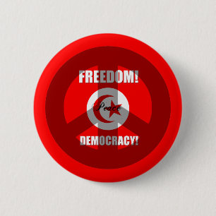 Freiheitsdemokratie Tunesien Button