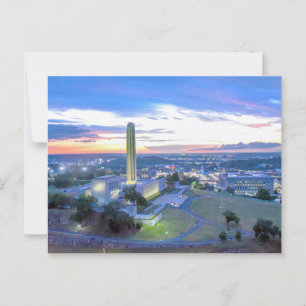 Freiheitsdenkmal bei Sunset, Kansas City, Missouri Postkarte