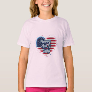 Freiheitsfäden: Kühne Drucke Amerikanischen Stolze T-Shirt