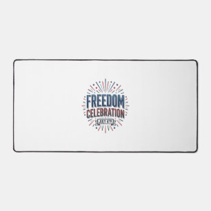 Freiheitsfeier 4. Juli Patriotisches Shirt-Design Schreibtischunterlage