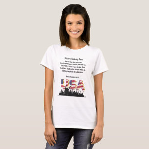 Freiheitsgedicht, eine Nation von Einwanderern T-Shirt