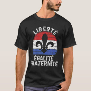 Freiheitsgleichheit Brüderlichkeit Französischer N T-Shirt