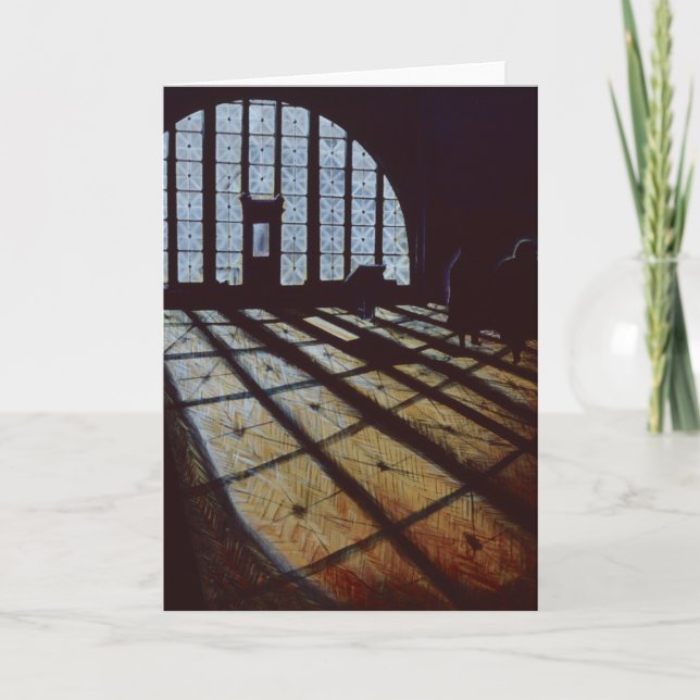 Freiheitshallen, Ellis Island Grußkarte Karte (Vorderseite)