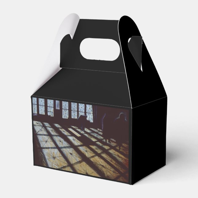 Freiheitshallen, Insel Ellis Geschenkschachtel (Vorderseite)