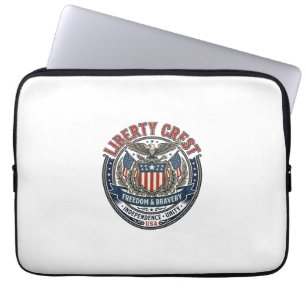Freiheitskamm Patrioten Patrioten Heraldik Wappen Laptopschutzhülle
