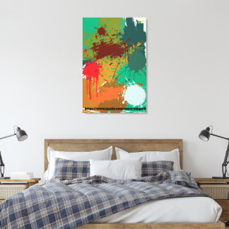 Freiheitskämpfer auf dem Feld Abstrakte Kunst von Leinwanddruck