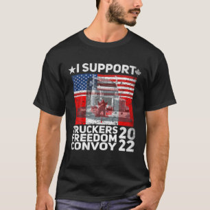 Freiheitskonvoi 2022 Zur Unterstützung der Truck T-Shirt