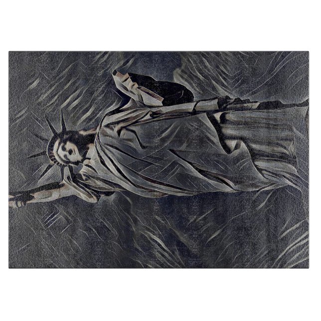 Freiheitsmalerei Schneidebrett (Vorderseite)