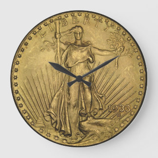 Freiheitsmünze Große Wanduhr