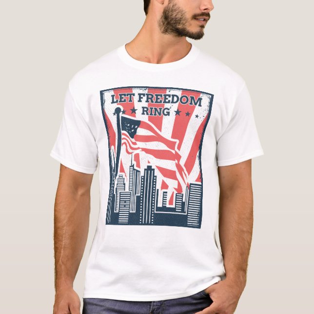 Freiheitsring gelassen T-Shirt (Vorderseite)