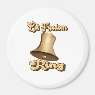 Freiheitsring Retro Vintage Glocke gelassen Magnet