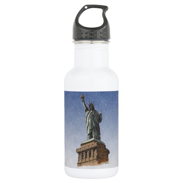 Freiheitsschnee Trinkflasche (Vorderseite)