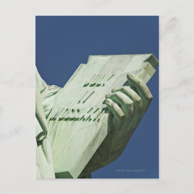 Freiheitsstatue 2 postkarte (Vorderseite)
