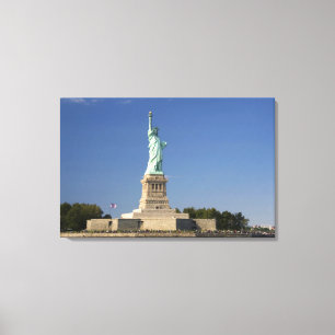 Freiheitsstatue auf Liberty Island in New Leinwanddruck