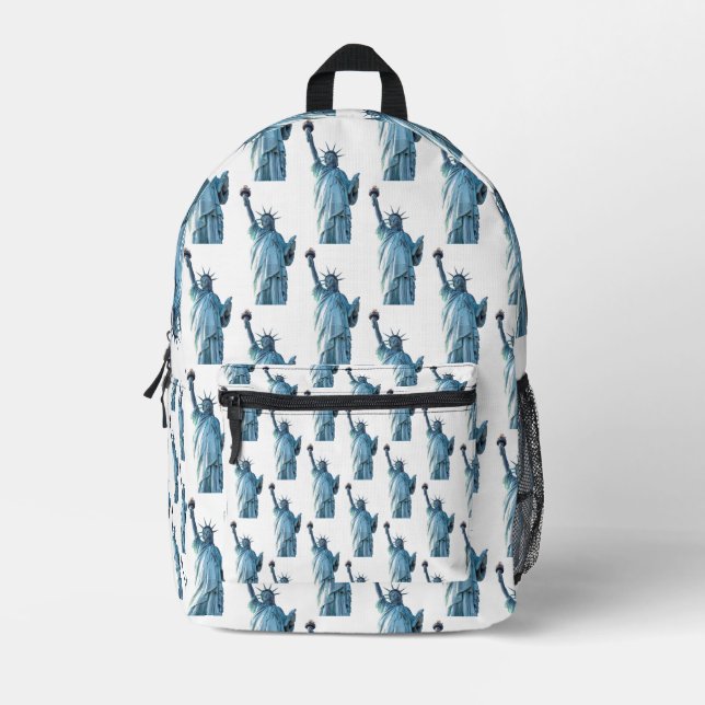Freiheitsstatue Bedruckter Rucksack (Vorderseite)