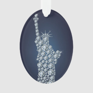 Freiheitsstatue Bling Ornament