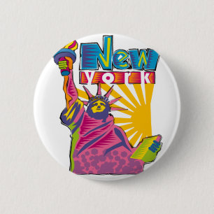 Freiheitsstatue Button