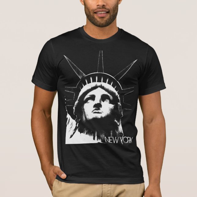 Freiheitsstatue coole NY Shirt-Andenken des T - T-Shirt (Vorderseite)