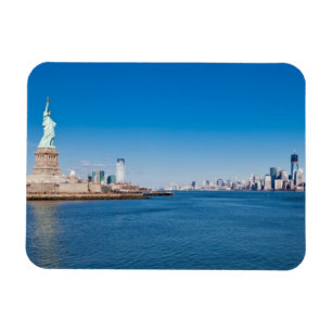 Freiheitsstatue, den Hudson und Manhattan Magnet