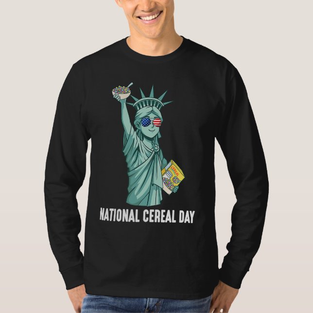 Freiheitsstatue des US-Getreides T-Shirt (Vorderseite)