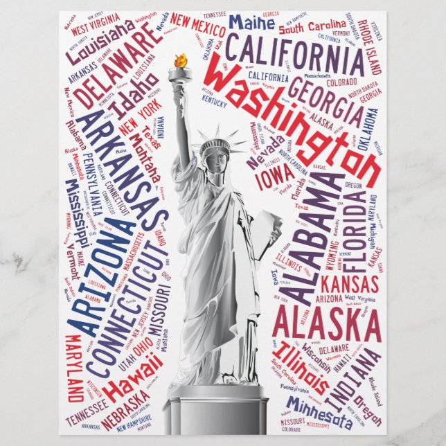 Freiheitsstatue Flyer (Vorne)