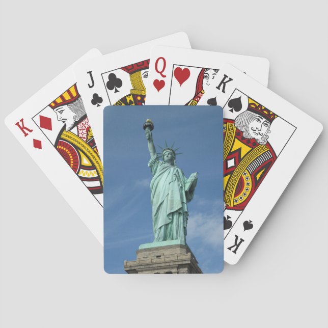 Freiheitsstatue - Foto Spielkarten (Rückseite)
