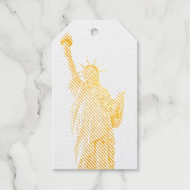 Freiheitsstatue Geschenkanhänger (Vorderseite)