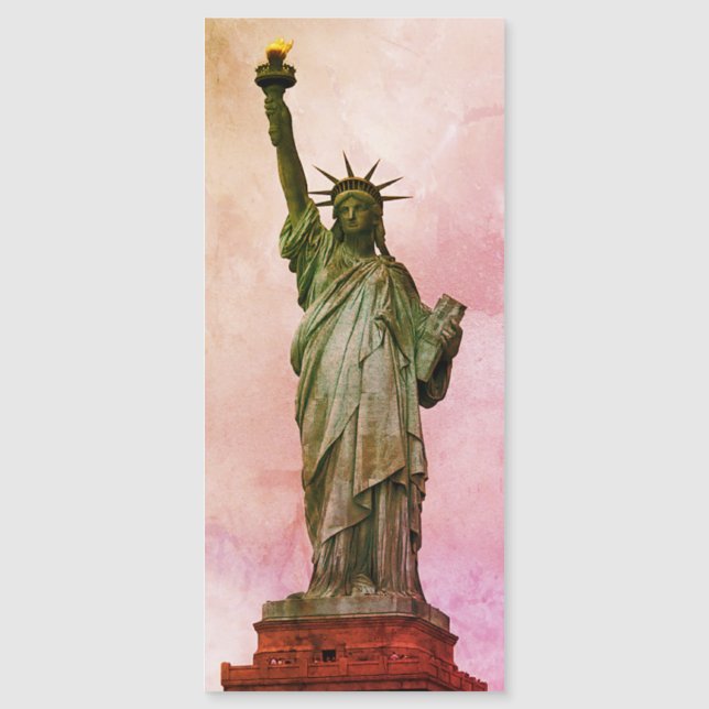 Freiheitsstatue - Hafen von NYC - Beacon Magnet (Vorderseite)