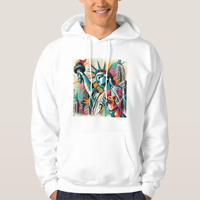 Freiheitsstatue Hoodie (Vorderseite)