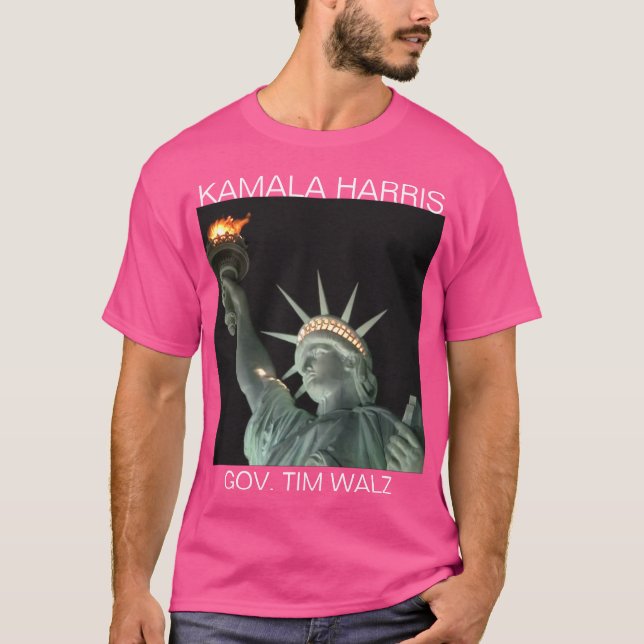 Freiheitsstatue KAMALA HARRIS T - Shirt (Vorderseite)