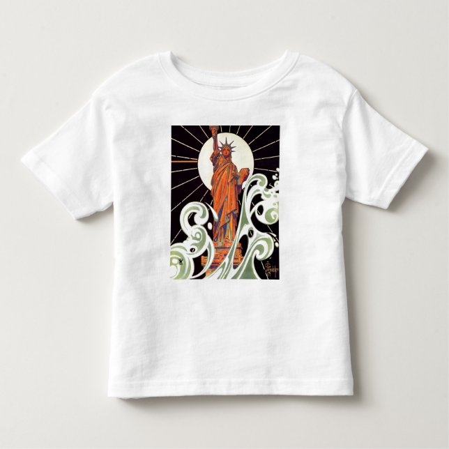 Freiheitsstatue Kleinkind T-shirt (Vorderseite)