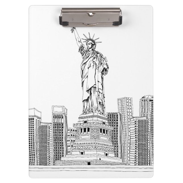 Freiheitsstatue Klemmbrett (Vorderseite)