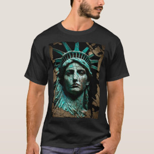 Freiheitsstatue künstlerisches Rendering Lady Libe T-Shirt