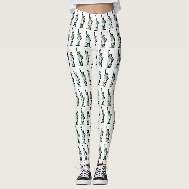 Freiheitsstatue Leggings (Vorderseite)