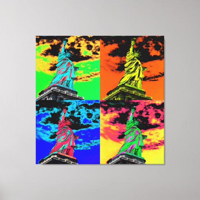 Freiheitsstatue Leinwanddruck (Vorderseite)