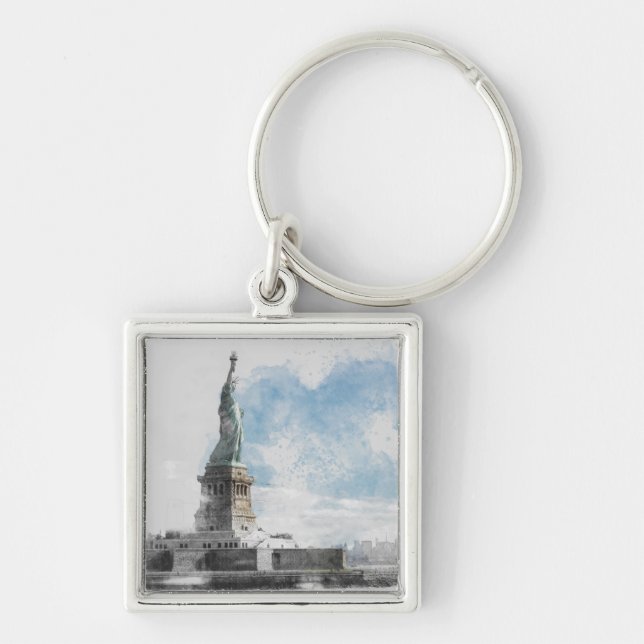 Freiheitsstatue Manhattan Schlüsselanhänger NYC So (Vorne)
