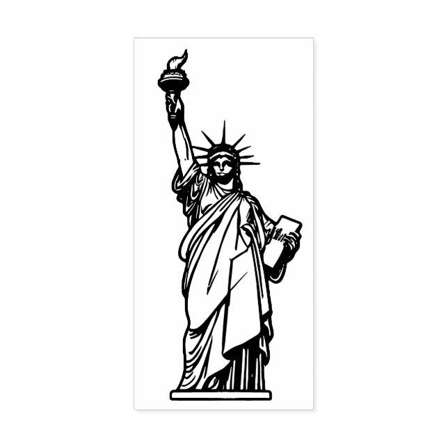 Freiheitsstatue New York City NYC , Gummistempel (Prägung)