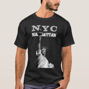 Freiheitsstatue New York City Nyc Manhattan Men's T-Shirt