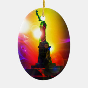 Freiheitsstatue New York Keramikornament