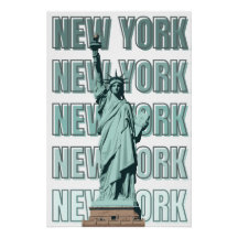 Freiheitsstatue New York Poster