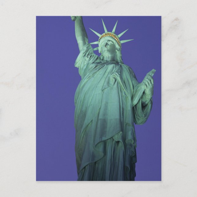 Freiheitsstatue, New York, USA Postkarte (Vorderseite)