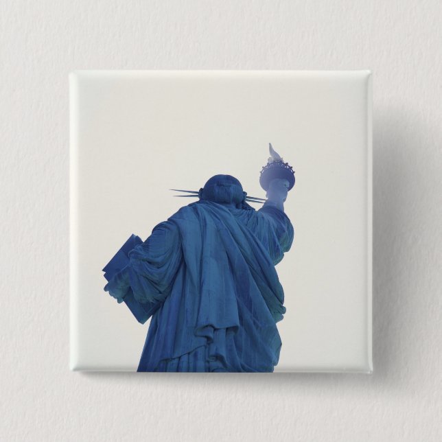 Freiheitsstatue, New York, USA Rf) Button (Vorderseite)
