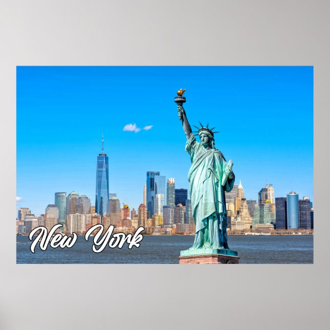 Freiheitsstatue, New York, Vereinigte Staaten Poster (Vorne)