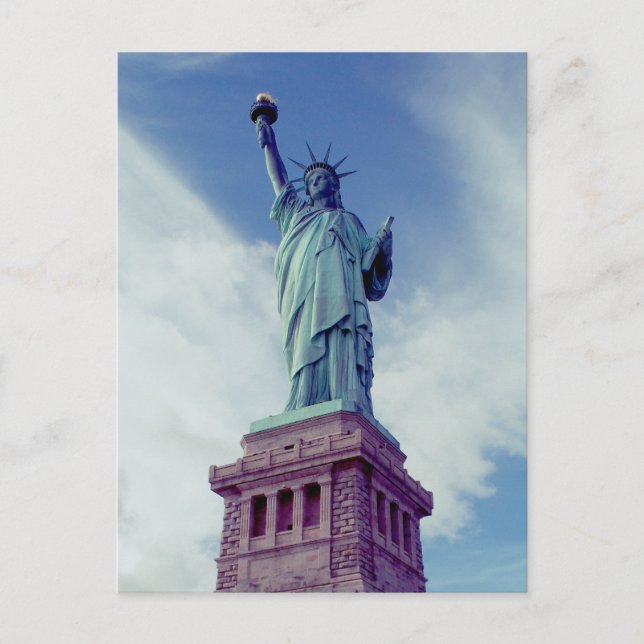 Freiheitsstatue Postkarte (Vorderseite)