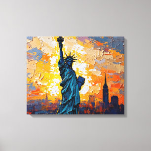 Freiheitsstatue Premium Leinwand