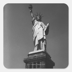 Freiheitsstatue Quadratischer Aufkleber
