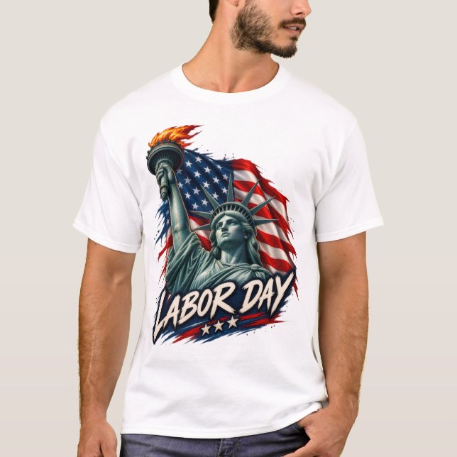 Freiheitsstatue-Shirt T-Shirt (Vorderseite)