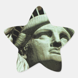 Freiheitsstatue Stern-Aufkleber