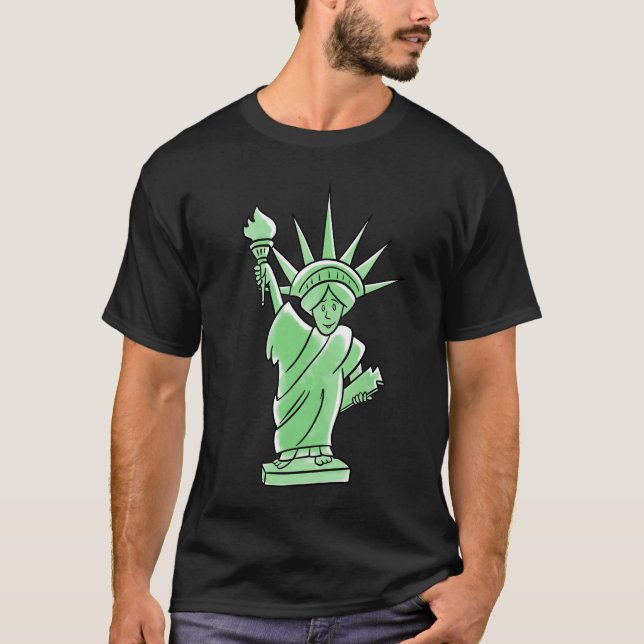Freiheitsstatue T-Shirt (Vorderseite)