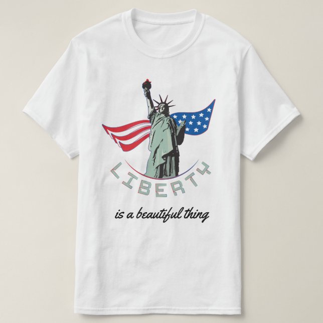 Freiheitsstatue T-Shirt (Design vorne)
